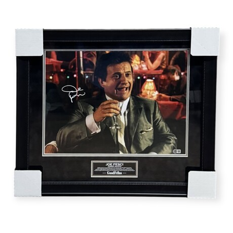 Joe Pesci // Goodfellas // Autographed Photograph + Framed