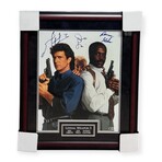 Mel Gibson, Joe Pesci & Danny Glover // Lethal Weapon 3 // Signed Photo + Framed