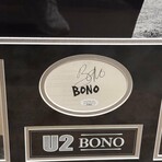 Bono // U2 // Autographed Cut + Framed