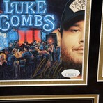 Luke Combs // Autographed CD Cover + Framed