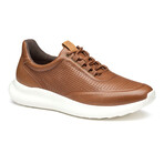 Leather Amherst 2.0 Embossed U-Throat Sneakers // Tan (7)