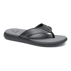 Upton Leather Flip-Flop // Black (8)