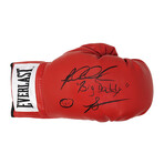 Riddick Bowe // Signed Everlast Red Boxing Glove // "Big Daddy"