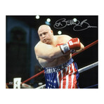 Eric 'Butterbean' Esch // Boxing Action In USA Trunks // Signed 8x10 Photo