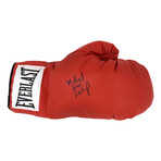 Michael Nunn // Signed Everlast Red Boxing Glove // "2x Champ"