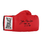 James Buster Douglas // Signed Everlast Red Boxing Glove // Tyson KO & Date