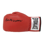 Roberto Duran // Signed Everlast Red Boxing Glove