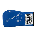 Sugar Ray Leonard // Signed Cleto Reyes Blue Boxing Glove