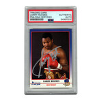 Larry Holmes // Signed 1991 Kayo Boxing Trading Card #189