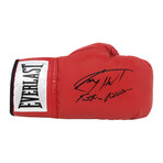 Larry Holmes // Signed Everlast Red Boxing Glove // "Easton Assassin"