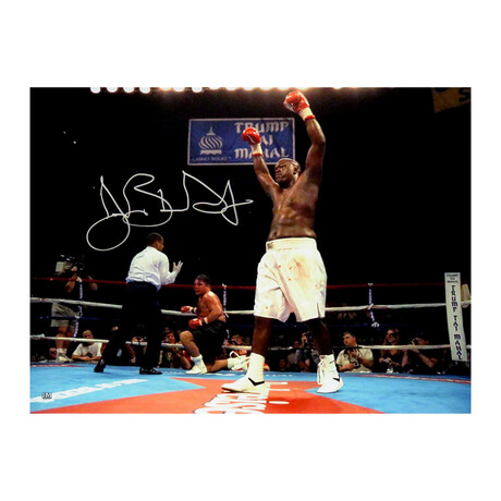 James Buster Douglas // Boxing Fight Celebration // Signed 16x20 Photo