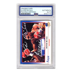 Oliver McCall // Signed 1991 Kayo Boxing Card #182 // "Atomic Bull"