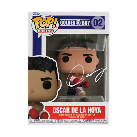 Oscar De La Hoya // Signed "Golden Boy" Funko Pop #02