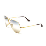 Ray Ban // Unisex // RB3689-001GD Aviator Metal II Sunglasses // Gold