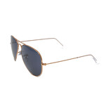 Ray Ban // Unisex // RB3025-9202R5 Aviator Large Sunglasses // Rose Gold