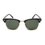 Ray Ban // Unisex // RB3016-W0365-51 Clubmaster Sunglasses // Ebony