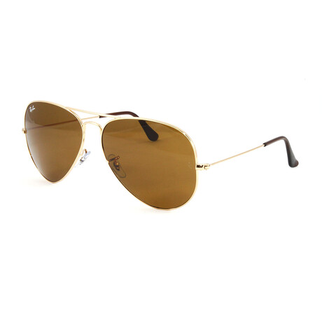 Ray Ban // Unisex // RB3025 Aviator Large Color 00133 - 62 mm Sunglasses // Gold