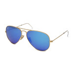 Ray Ban // Unisex // RB3025-11217-58 Aviator Large Sunglasses // Matte Gold