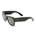 Ray Ban // Unisex // RB0840S 901/58 Mega Wayfarer - 51 mm Sunglasses // Black