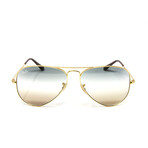 Ray Ban // Unisex // RB3689-001GD Aviator Metal II Sunglasses // Gold