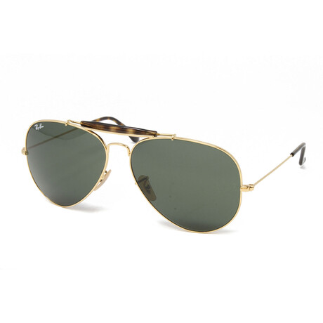 Ray Ban // Unisex // RB3029 Outdoorsman II Color 181 -  62mm Sunglasses // Gold