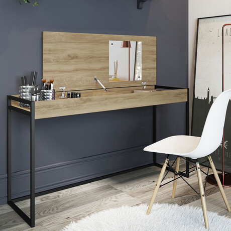 Eloise Office Desk // Oak Laminate
