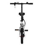 GoBlitz // Compact Foldable E-Bike (Silver)