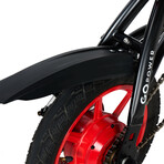 GoBlitz // Compact Foldable E-Bike (Black)
