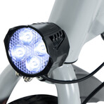 GoBlitz // Compact Foldable E-Bike (Silver)