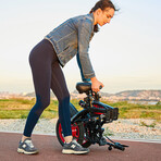 GoBlitz // Compact Foldable E-Bike (Black)