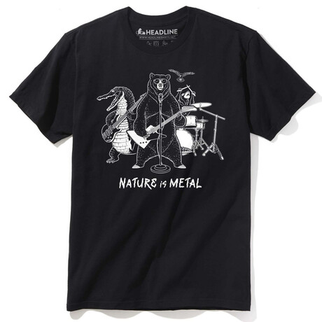 Nature Is Metal T-Shirt // Black (S)