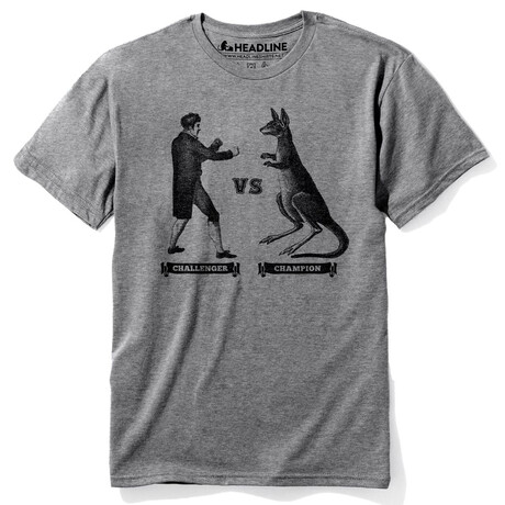 Challenger Vs Champion T-Shirt // Triblend Grey (S)