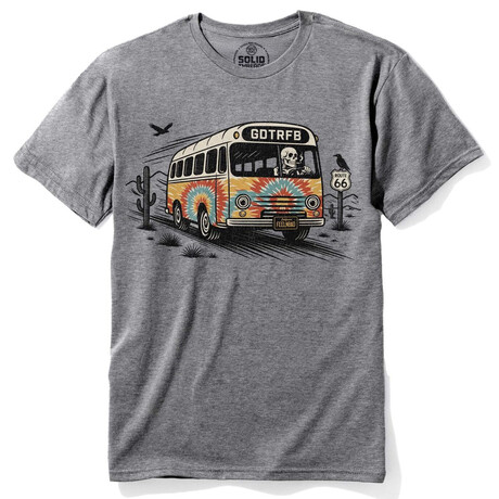 Going Down The Road Feeling Bad T-Shirt // Triblend Grey (S)