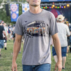 Going Down The Road Feeling Bad T-Shirt // Triblend Grey (L)