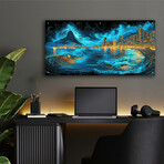 Waves of Light Over Rio de Janeiro (12"H x 24"W x 0.13"D)
