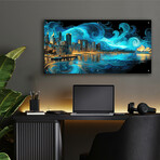 Waves of Light Over Sydney (12"H x 24"W x 0.13"D)