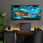 Waves of Light Over Venice (12"H x 24"W x 0.13"D)