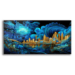 Waves of Light Over Las Vegas (12"H x 24"W x 0.13"D)