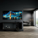 Waves of Light Over San Francisco (12"H x 24"W x 0.13"D)