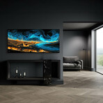 Waves of Light Over Paris 2 (12"H x 24"W x 0.13"D)