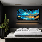 Waves of Light Over Vancouver 2 (12"H x 24"W x 0.13"D)