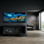 Waves of Light Over Las Vegas (12"H x 24"W x 0.13"D)