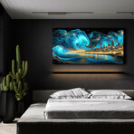 Waves of Light Over Miami (12"H x 24"W x 0.13"D)