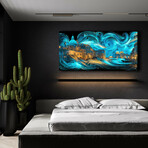 Waves of Light Over Venice (12"H x 24"W x 0.13"D)