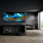 Waves of Light Over Denver 2 (12"H x 24"W x 0.13"D)