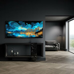 Waves of Light Over Vancouver 2 (12"H x 24"W x 0.13"D)