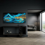 Waves of Light Over Rio de Janeiro (12"H x 24"W x 0.13"D)