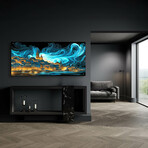 Waves of Light Over Stockholm (12"H x 24"W x 0.13"D)