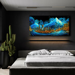 Waves of Light Over Denver 2 (12"H x 24"W x 0.13"D)