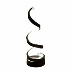 2 Pack RGB LED Swirl Lamp (Black)